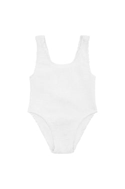 MIMI ONE PIECE - WHITE - <B> runs small</B>