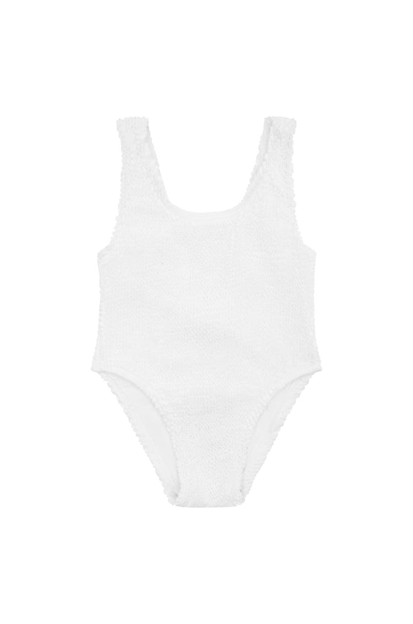 MIMI ONE PIECE - WHITE - <B> runs small</B>