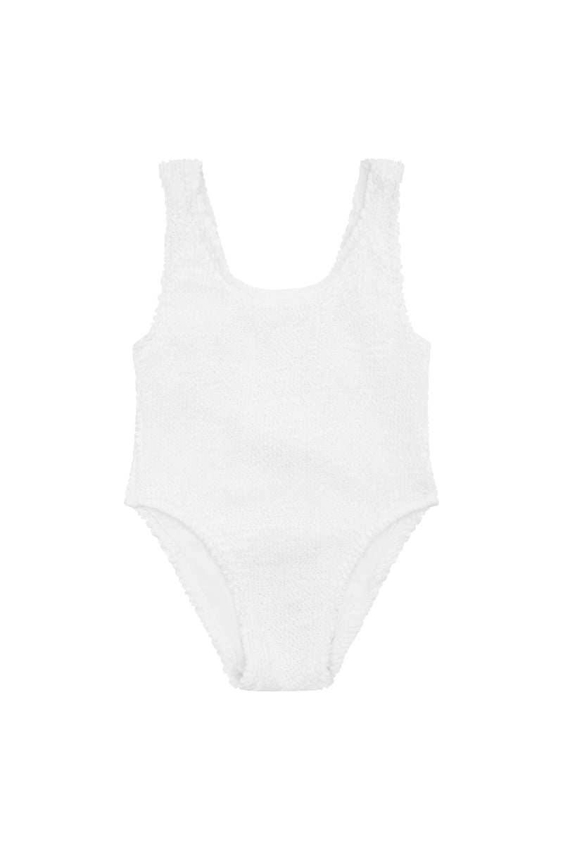 MIMI ONE PIECE - WHITE - <B> runs small</B>