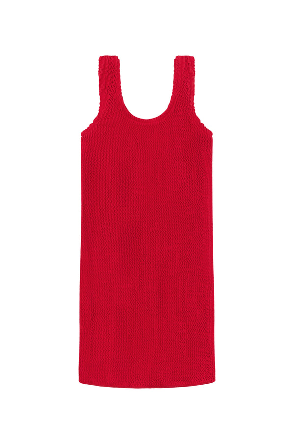 PIA DRESS - CHRISTMAS RED - <b> NEW COLOUR - SPF 50+ </B>