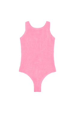 <b>NEW FIT! </B> - CLASSIC ONE PIECE - HOT PINK - <b>SPF 50+</B>