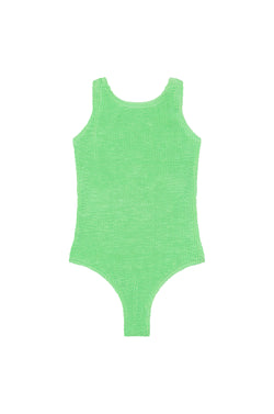 <b>NEW FIT! </B> - CLASSIC ONE PIECE - GREEN - <b>SPF 50+</B>