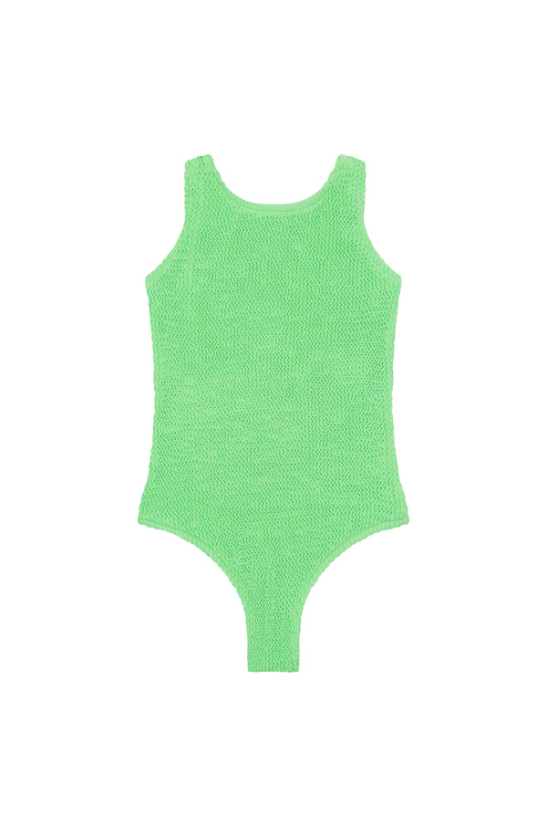 <b>NEW FIT! </B> - CLASSIC ONE PIECE - GREEN - <b>SPF 50+</B>