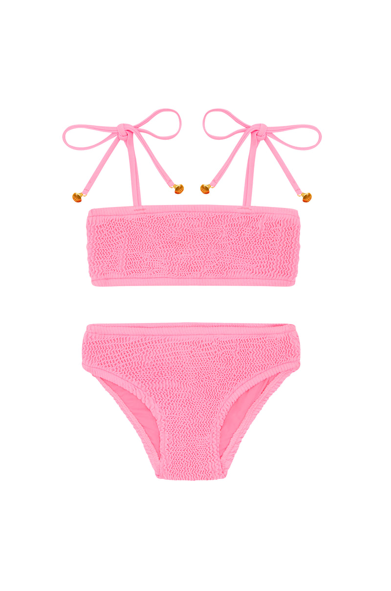 <B> NEW! </B>- BRONTE BIKINI - HOT PINK - <B> SPF 50+ </B>