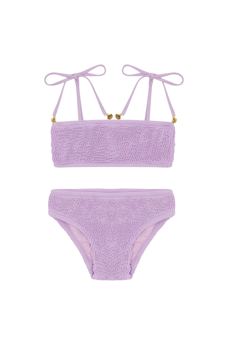 <B> NEW! </B>- BRONTE BIKINI - LAVENDER - <B> SPF 50+ </B>
