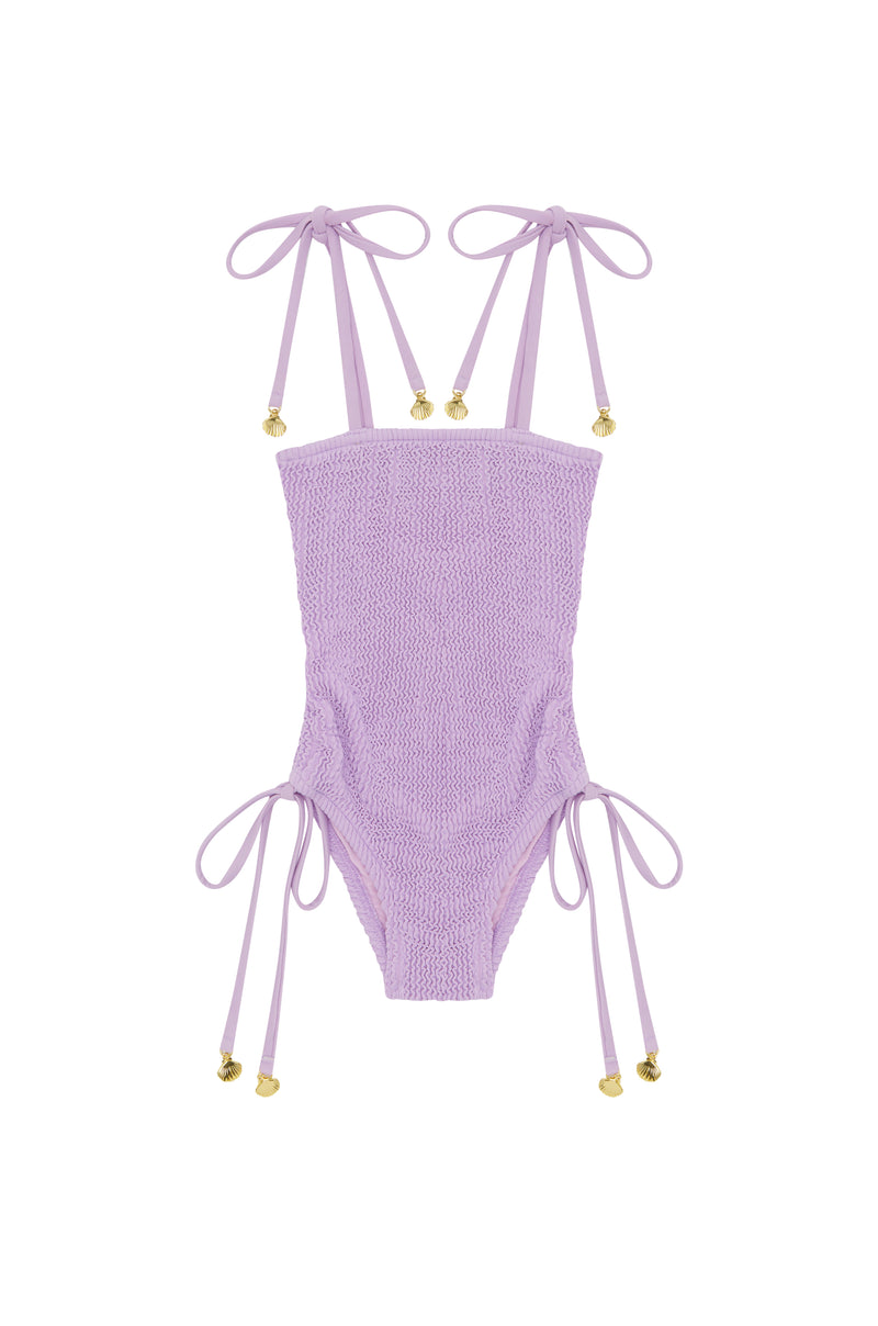 <B> NEW! </B>- BONDI ONE PIECE - LAVENDER - <B> SPF 50+ </B>