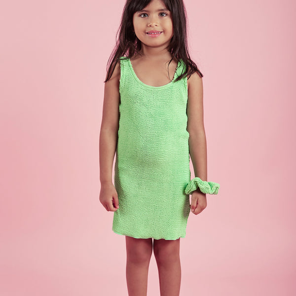PIA DRESS - LIME PUNCH