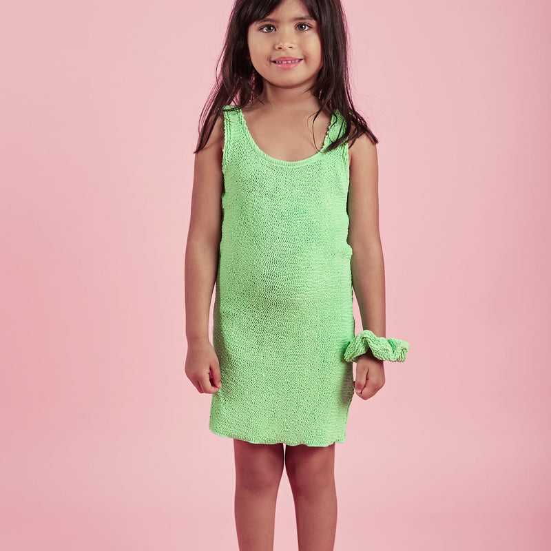 PIA DRESS - LIME PUNCH